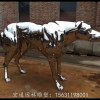 不锈钢犬雕塑狗雕塑厂家
