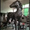 小马驹雕塑不锈钢动物雕塑厂家