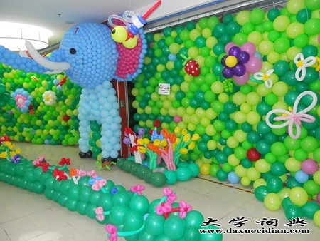 青岛气球卡通花样气球布置青岛气球装饰