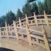 内蒙古公园木质栏杆制造_优良园林仿古建筑装饰定做