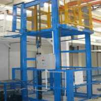 铝合金升降机生产厂家型材精制而成由于型材强度高