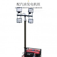 公路夜间施工的应急移动照明设备可升降的照明车