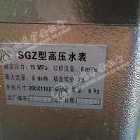 LCG煤层注水高压水表SGZ高压水表生产厂家