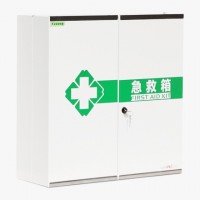 金属壁挂式急救箱(蓝夫LF-16032)企业办公挂墙应急箱