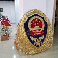 武汉市生产警徽厂家-消防徽各种尺寸定制批发
