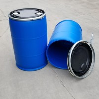 200升美式法兰桶200L直口法兰桶直筒型200升塑料桶