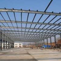 怀柔钢结构安装施工_北京福鑫腾达设计钢结构商场、车库出入口