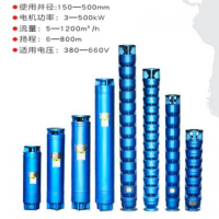 天津高扬程225米，200QJ20-225-25KW深井泵