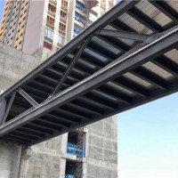 北京钢结构设计安装定制/福鑫腾达彩钢厂家订制钢结构连廊