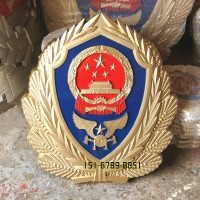 消防救援队徽定制加工 新款消防队徽生产厂家铸铝大型徽章制作