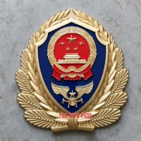 铸铝大型消防徽定做 新款消防救援队徽制作加工