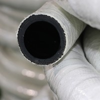 生产DN25外包石棉胶管夹帘子线阻燃防火过冷却水软管耐电压