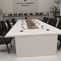 十人会议桌-板式会议桌-深圳鑫铭东办公家具厂家