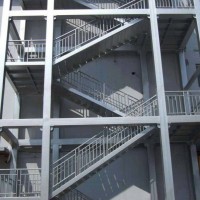 门头沟钢结构安装-福鑫腾达彩钢钢结构楼梯