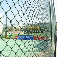 济南滑雪场围网 包塑铁丝编织围栏 体育设施球场围栏