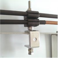 不锈钢光纤馈线卡子沿墙式穿芯式光纤线缆固定夹