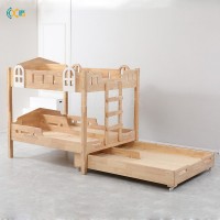 幼儿园班级实木制家具六人午睡床