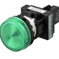 Omron 绿色LED指示灯, 安装孔尺寸 22mm