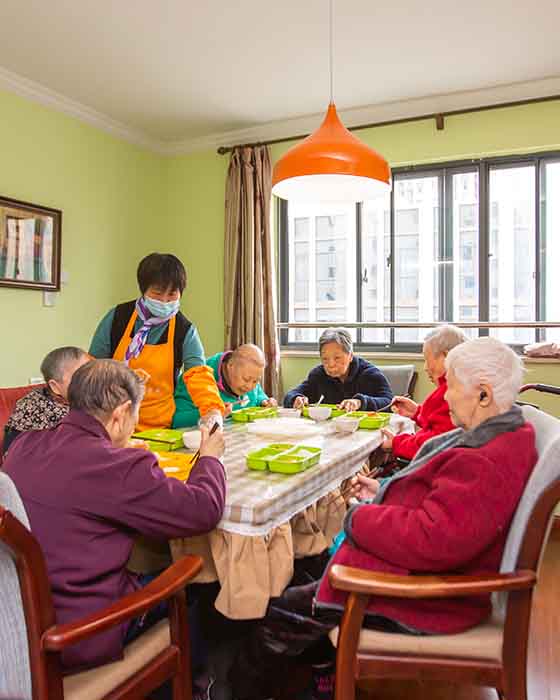 上海银康老年公寓常年招收老年人,拎包入住、环境整洁