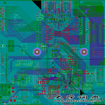光电通讯产品PCB设计_12个千兆网口输出图3