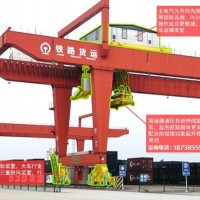 江西九江集装箱龙门吊厂家五十吨轨道式门机多少钱